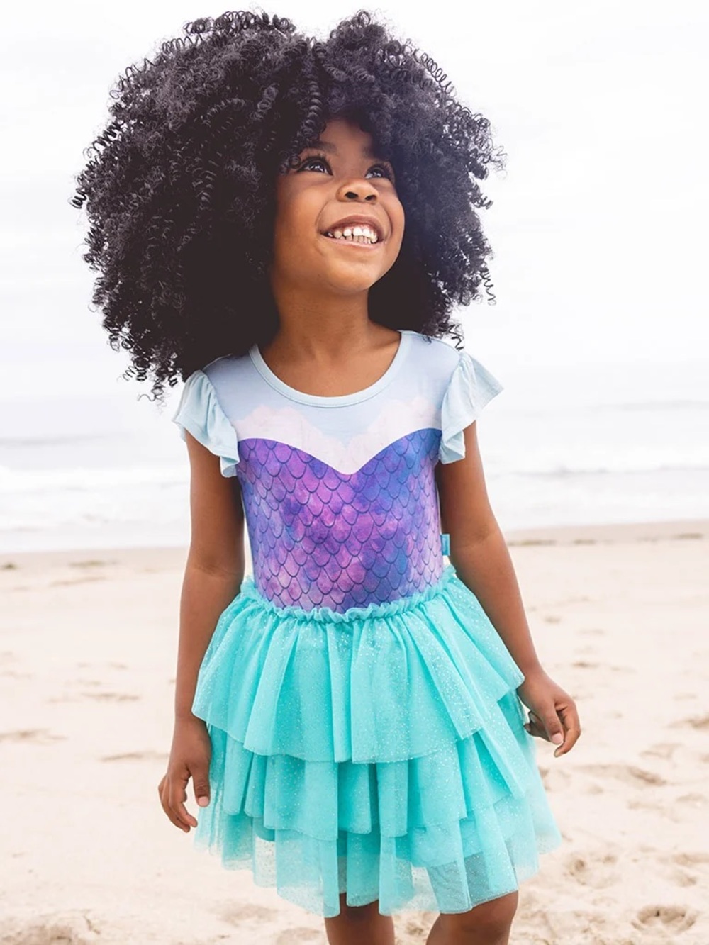 Posh Peanut Disney Ariel Tulle Dress Size 5T-6T